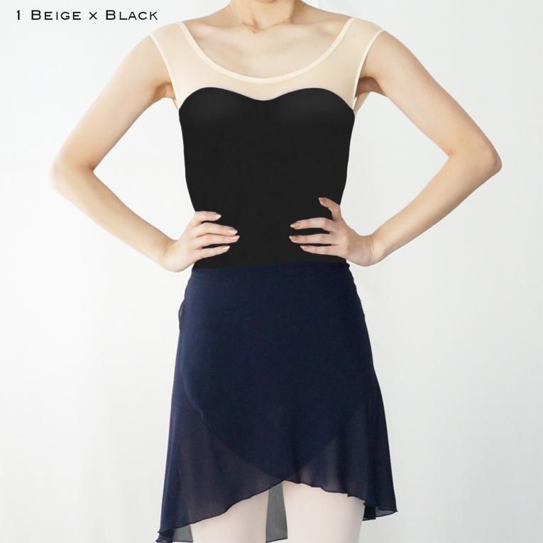 ウノア　バレエトップス Budou】Sleeve & No sleeve design - Balletwear brand unoa