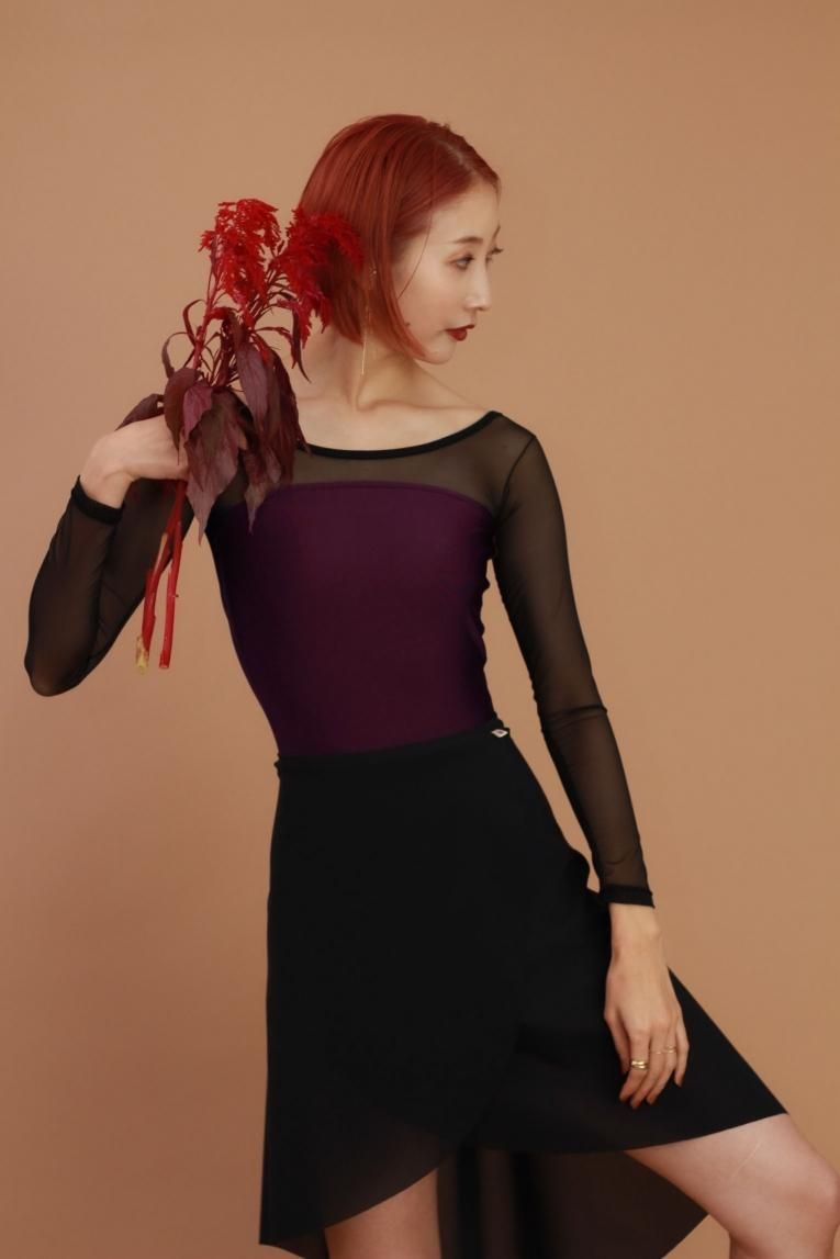 Budou】Sleeve & No sleeve design - Balletwear brand unoa Budou】Sleeve & No sleeve design - Balletwear brand unoa