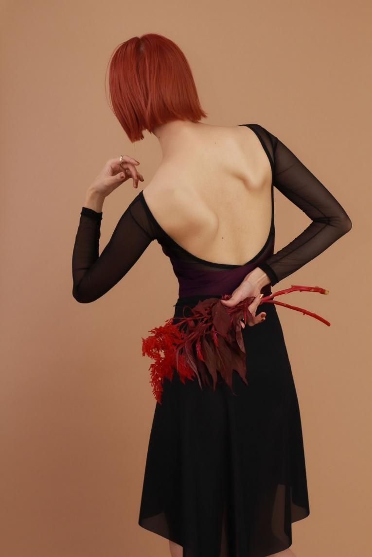 Budou】Sleeve & No sleeve design - Balletwear brand unoa Budou】Sleeve & No sleeve design - Balletwear brand unoa