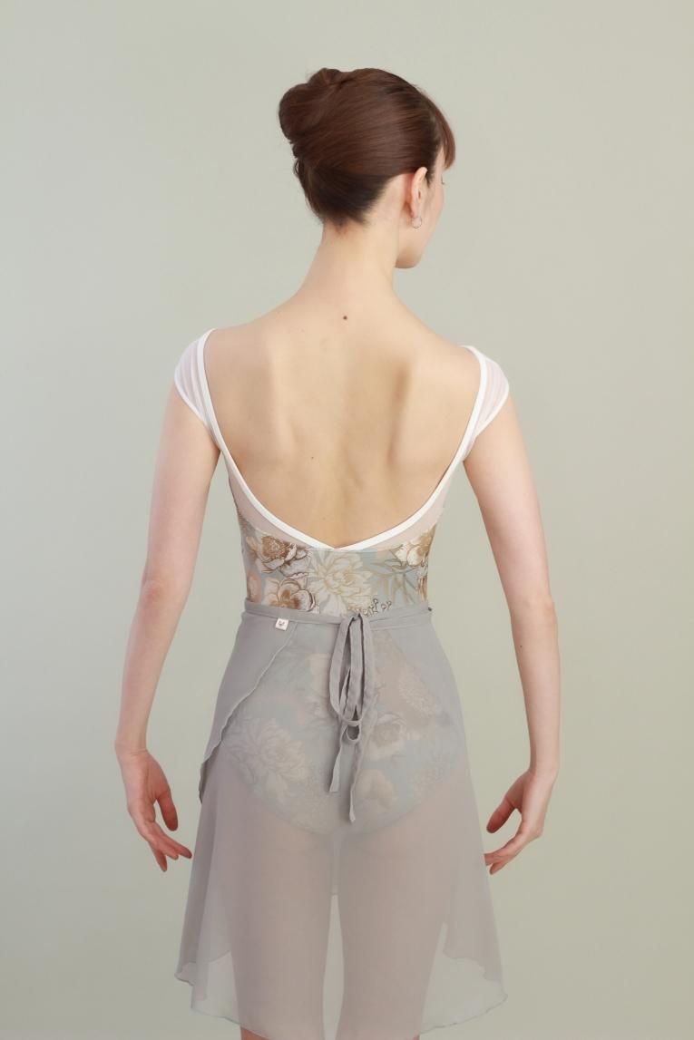 新品 unoa レオタード【Pensee bleu】No sleeve