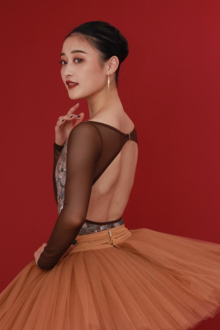 Geometric pattern】Sleeve design - Balletwear brand unoa Geometric pattern】Sleeve design - Balletwear brand unoa