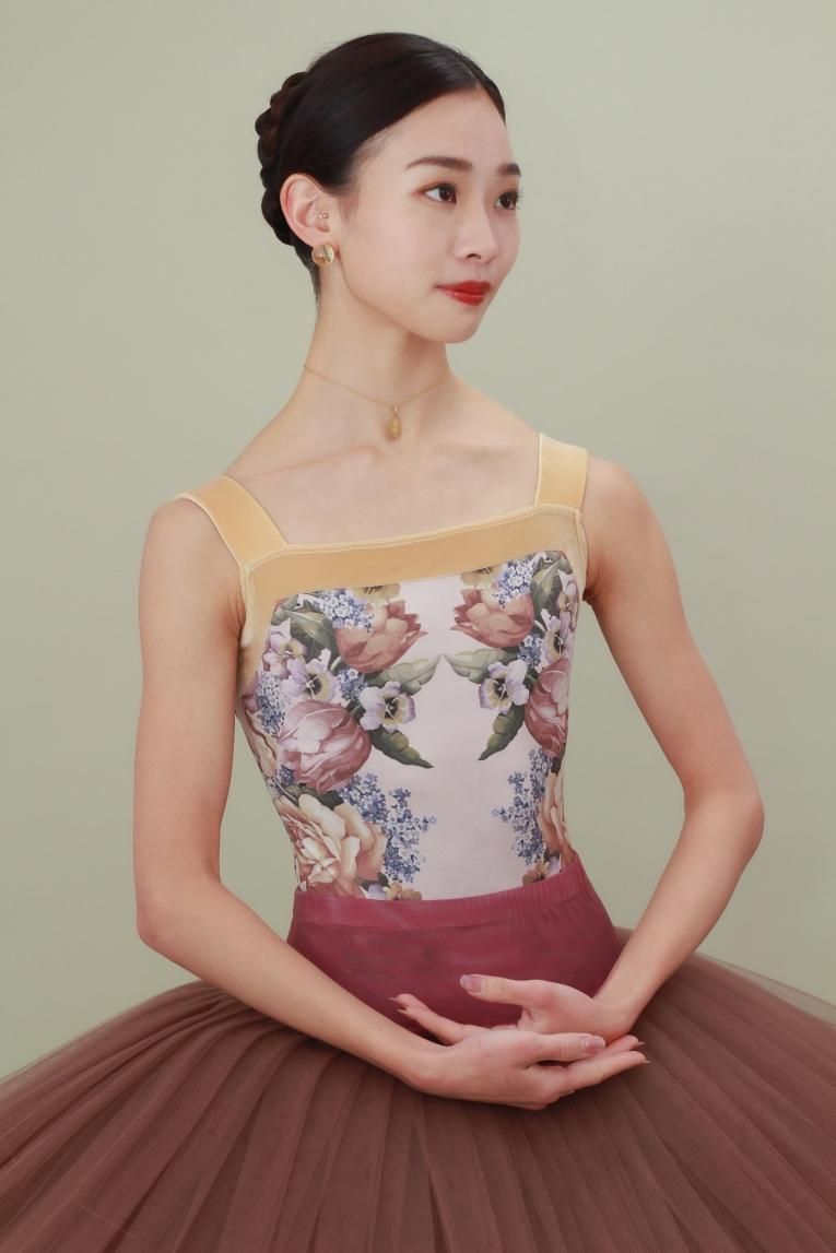 Flower gate skin pink】Pique design - Balletwear brand unoa