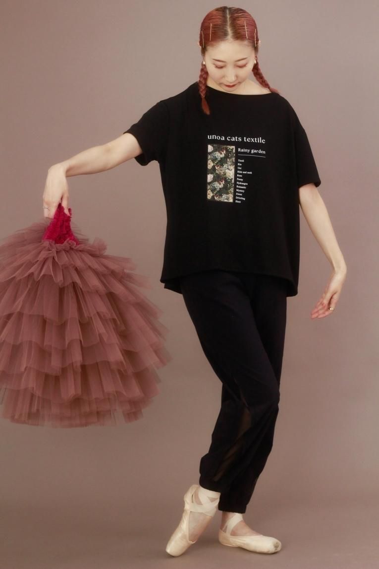 □【Tee shirt】Rainy Garden - Balletwear brand unoa