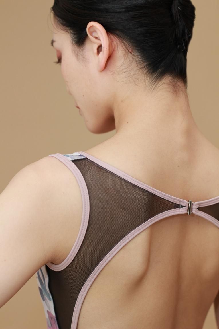 Antique rose】No sleeve design - Balletwear brand unoa