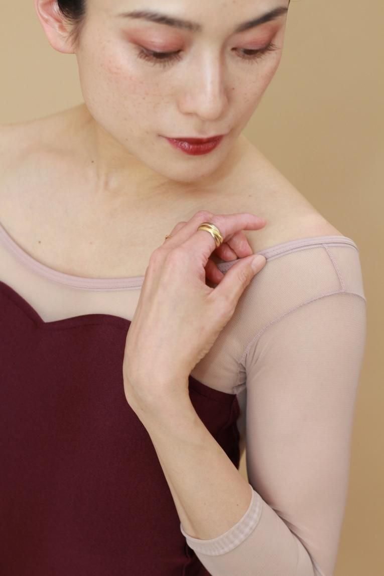 Budou】Sleeve & No sleeve design - Balletwear brand unoa Budou】Sleeve & No sleeve design - Balletwear brand unoa