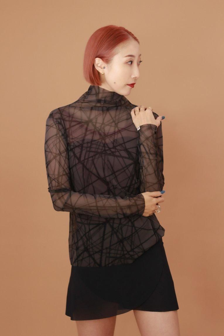 unoa アームファンデーション 長袖シースルートップス ◎【UNOA DEPARTMENT】Arm foundation luxe - Balletwear brand unoa