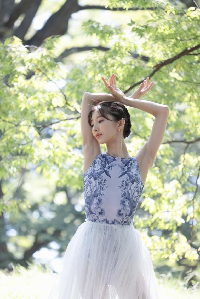 ウノア【Blue ever after】レオタード　S Blue ever after】No sleeve（OPEN DAY Vol.3 limited item