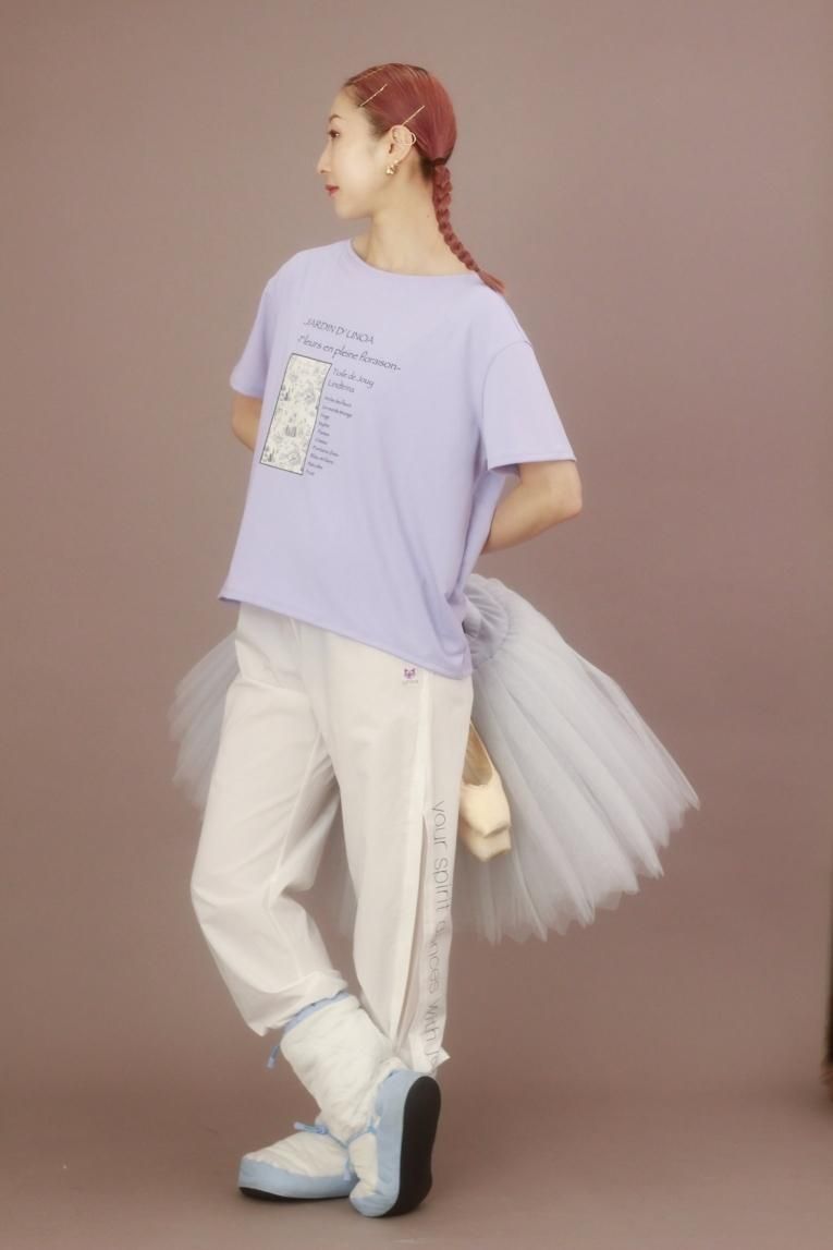 unoa ウノア リナモンド Tee shirt Toile de Jouy □【Tee shirt】Toile de Jouy - Balletwear brand unoa