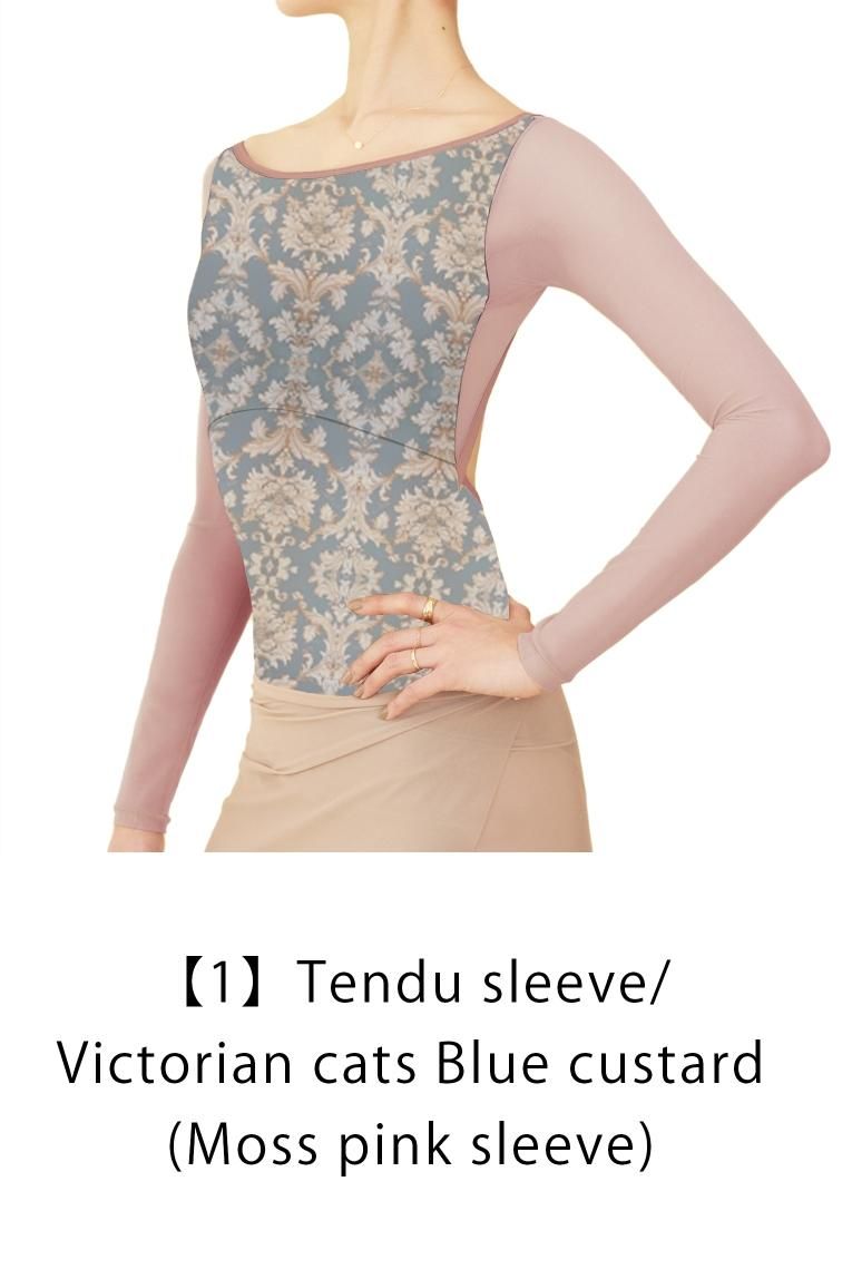結婚祝い Blue cats Victorian custard】Sleeve design sleeve No & バレエ