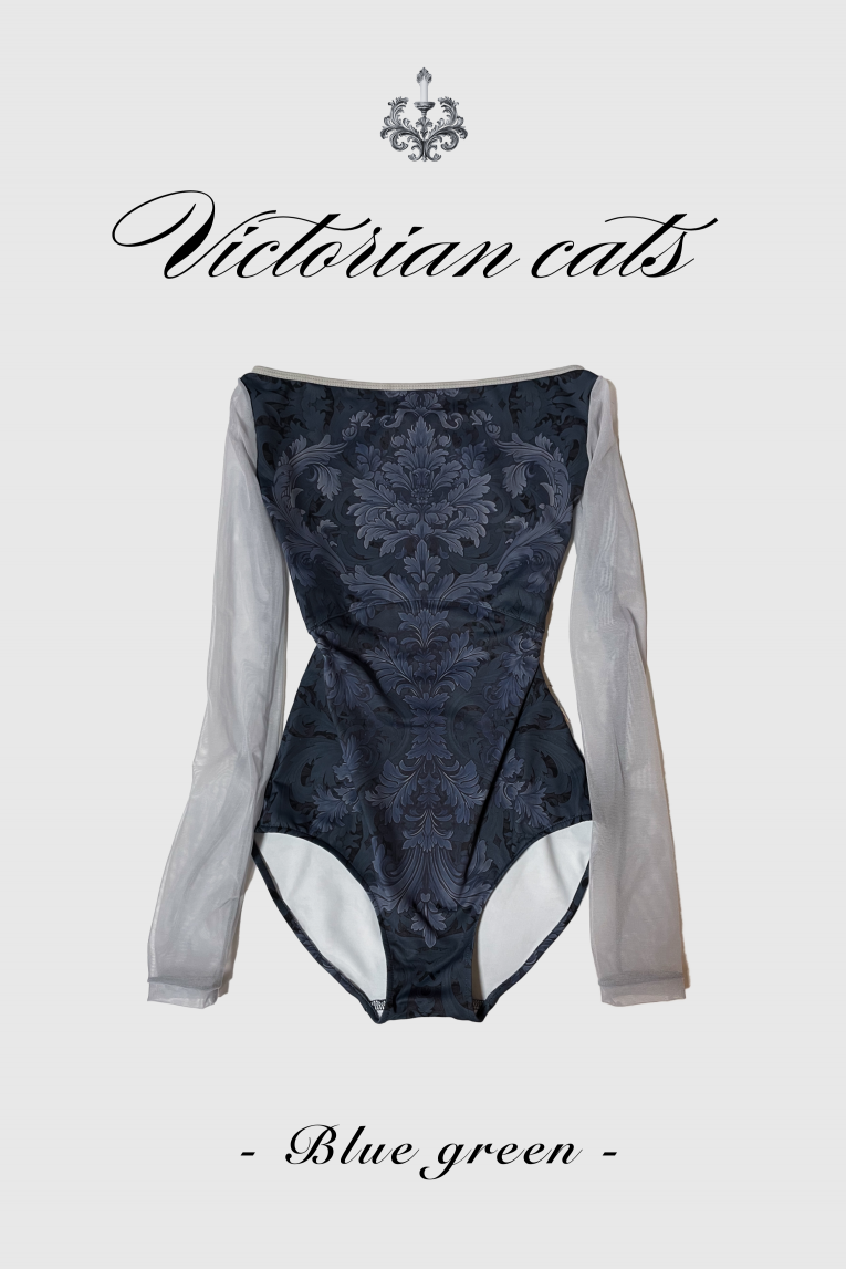 Victorian cats Black tea】Sleeve & No sleeve design