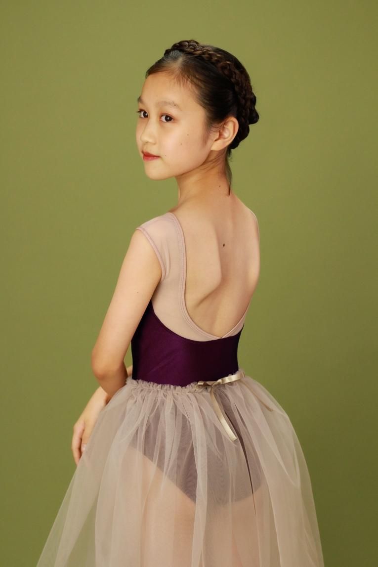 KIDS 【Budou】No sleeve design - Balletwear brand unoa