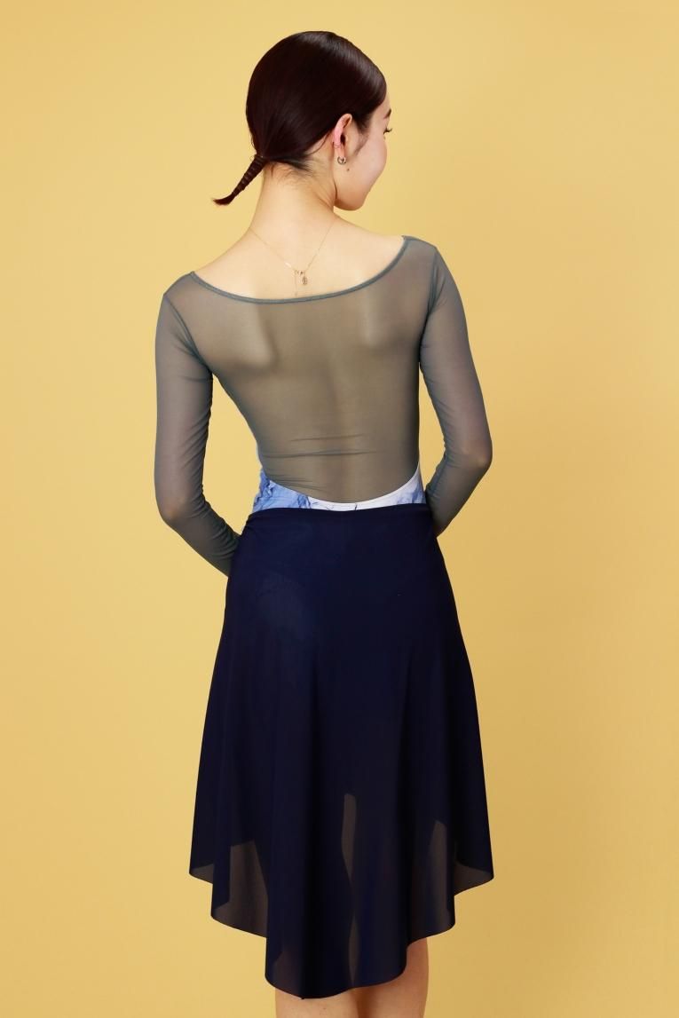 unoa 【Restless colors-碧-】 Restless colors-碧-】Sleeve design - Balletwear brand unoa