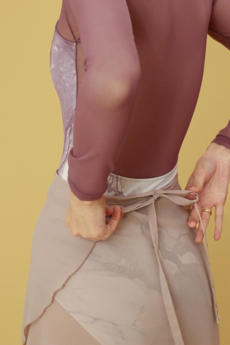 Restless colors-白妙-】Sleeve design - Balletwear brand unoa