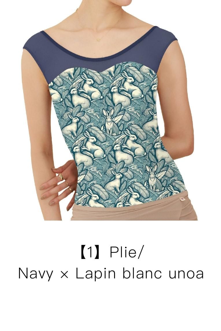 Lapin blanc unoa】No sleeve design - Balletwear brand unoa Lapin blanc unoa】No sleeve design - Balletwear brand unoa