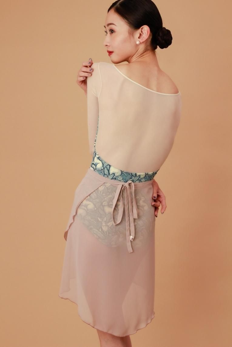 Lapin blanc unoa】Sleeve design - Balletwear brand unoa Lapin blanc unoa】Sleeve design - Balletwear brand unoa