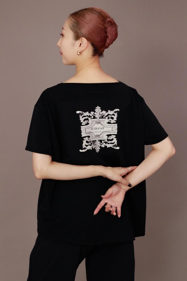 □【Tee shirt】Palais unoa Black - Balletwear brand unoa