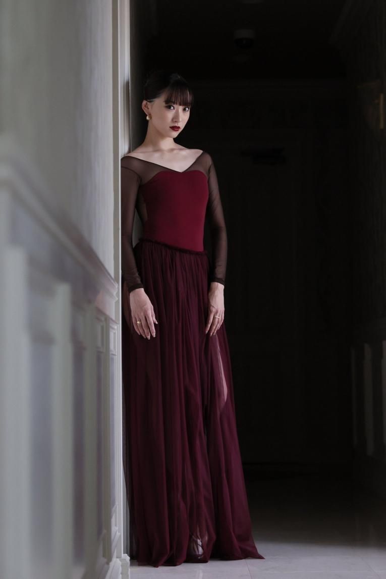 KIDS 【Black】No sleeve design - Balletwear brand unoa
