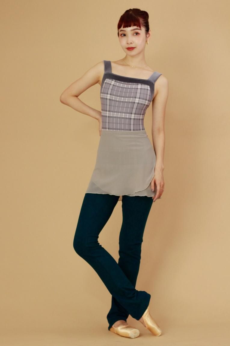 High check -Smokey box-】 Pique design - Balletwear brand unoa High check -Smokey box-】 Pique design - Balletwear brand unoa