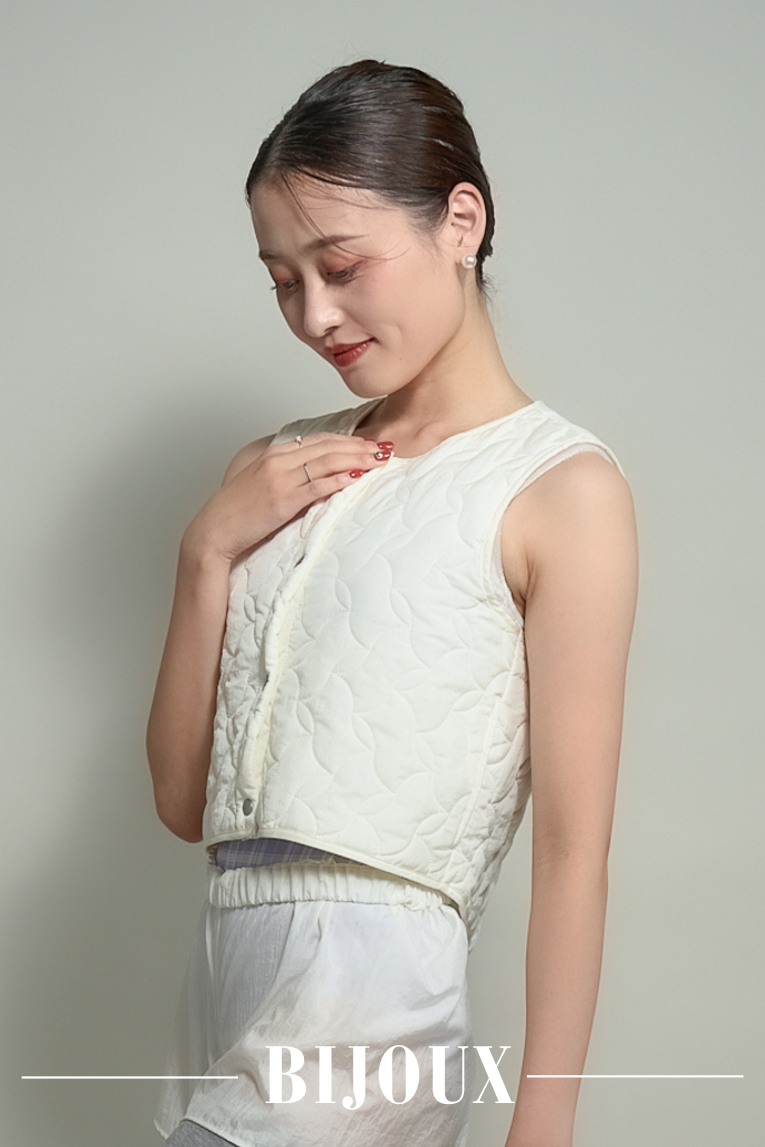 unoa ウノア Quilted pants □【Quilted Pants】 Snow - Balletwear brand unoa