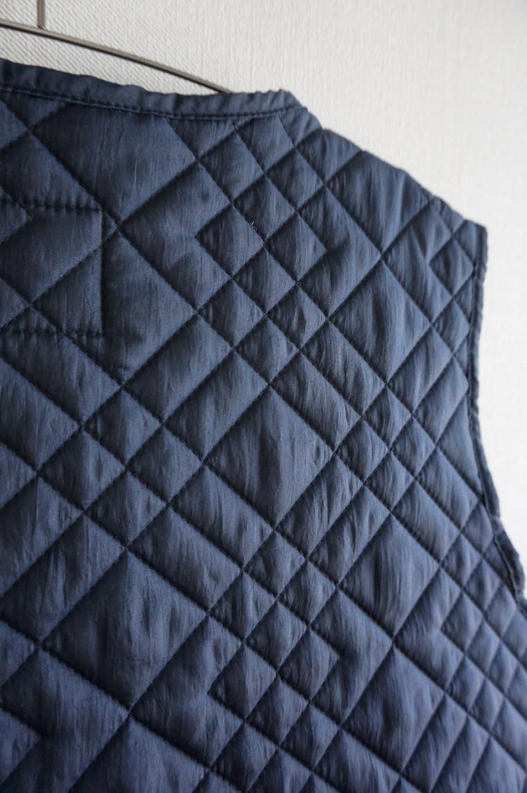 □【Quilted Vest】 Snow - Balletwear brand unoa