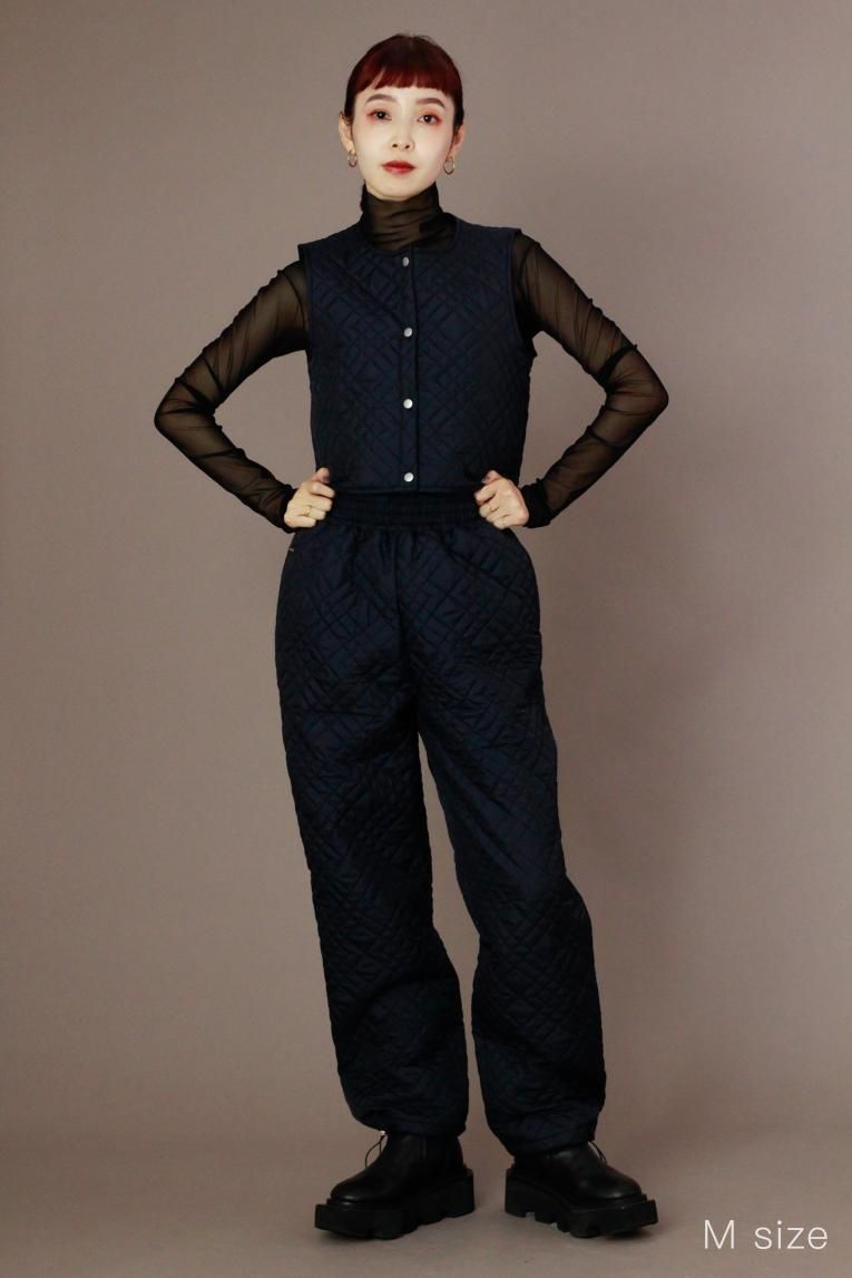 □【Quilted Vest】 Night Blue - Balletwear brand unoa