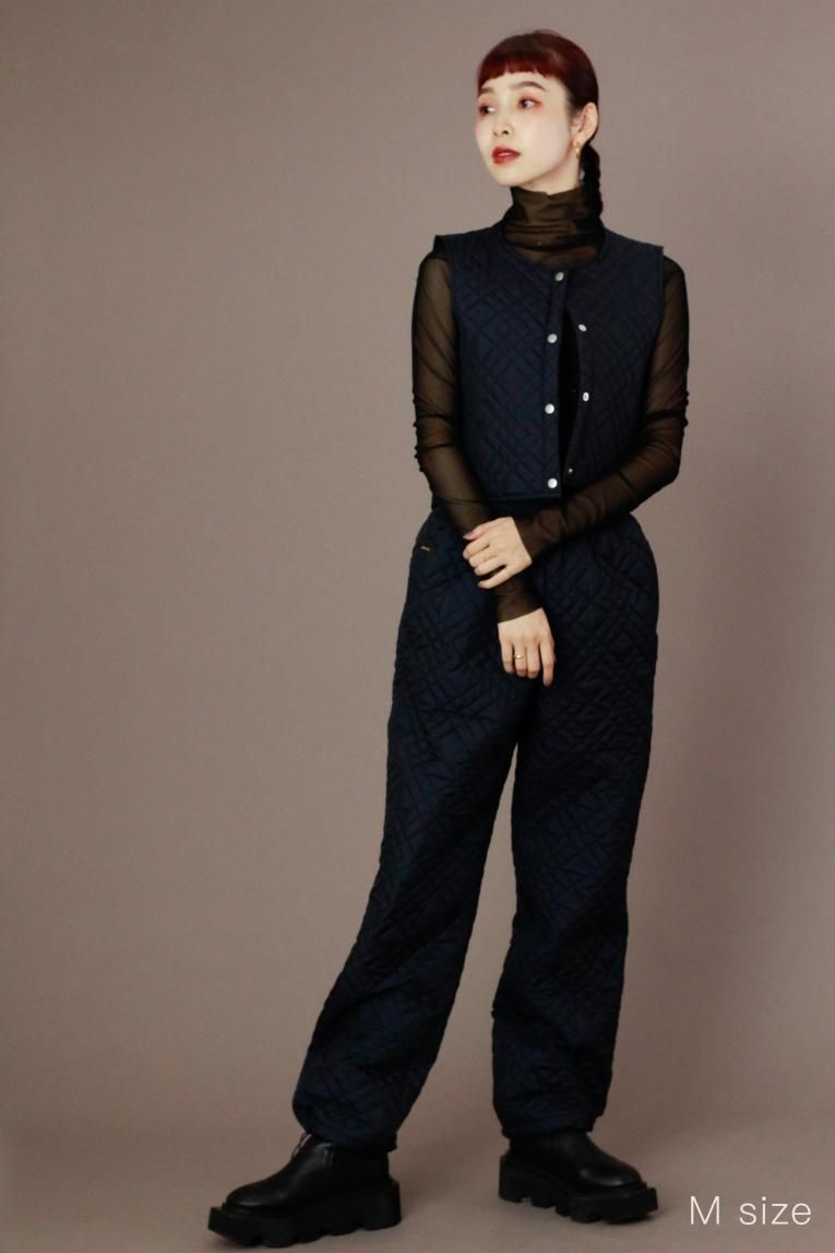 □【Quilted Vest】 Night Blue - Balletwear brand unoa