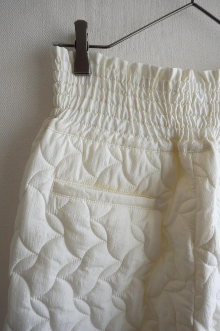 □【Quilted Pants】 Snow - Balletwear brand unoa