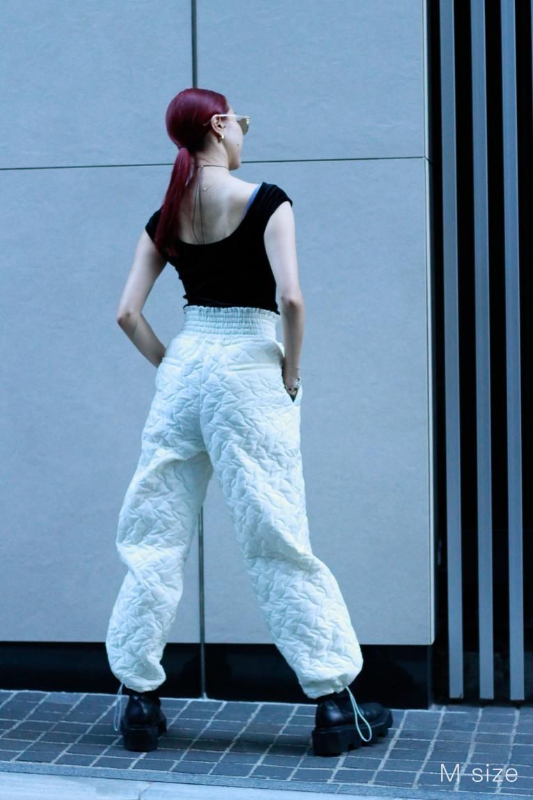 unoa ウノア Quilted pants □【Quilted Pants】 Snow - Balletwear brand unoa