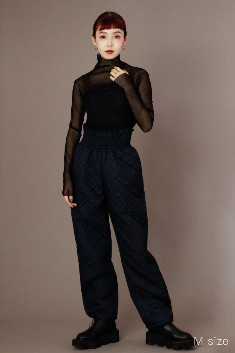 □【Quilted Pants】 Night Blue - Balletwear brand unoa