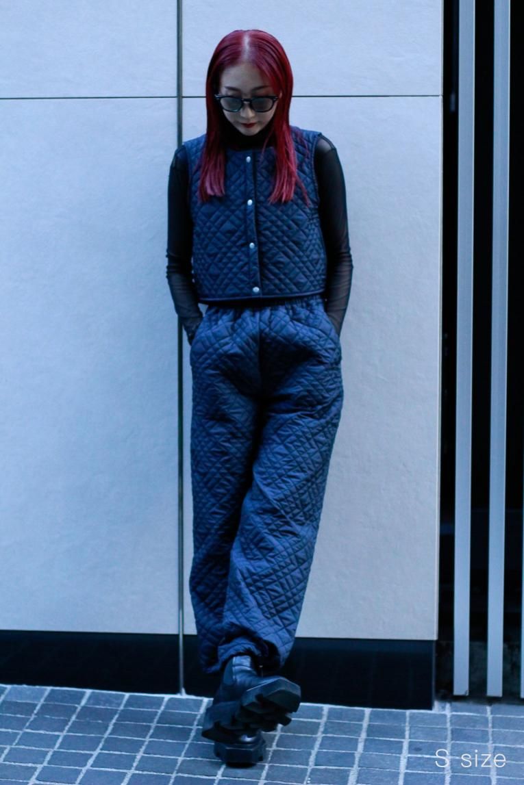 □【Quilted Pants】 Night Blue - Balletwear brand unoa □【Quilted Pants】 Night Blue - Balletwear brand unoa