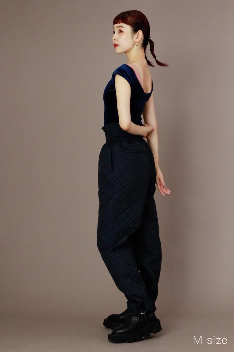 □【Quilted Pants】 Night Blue - Balletwear brand unoa