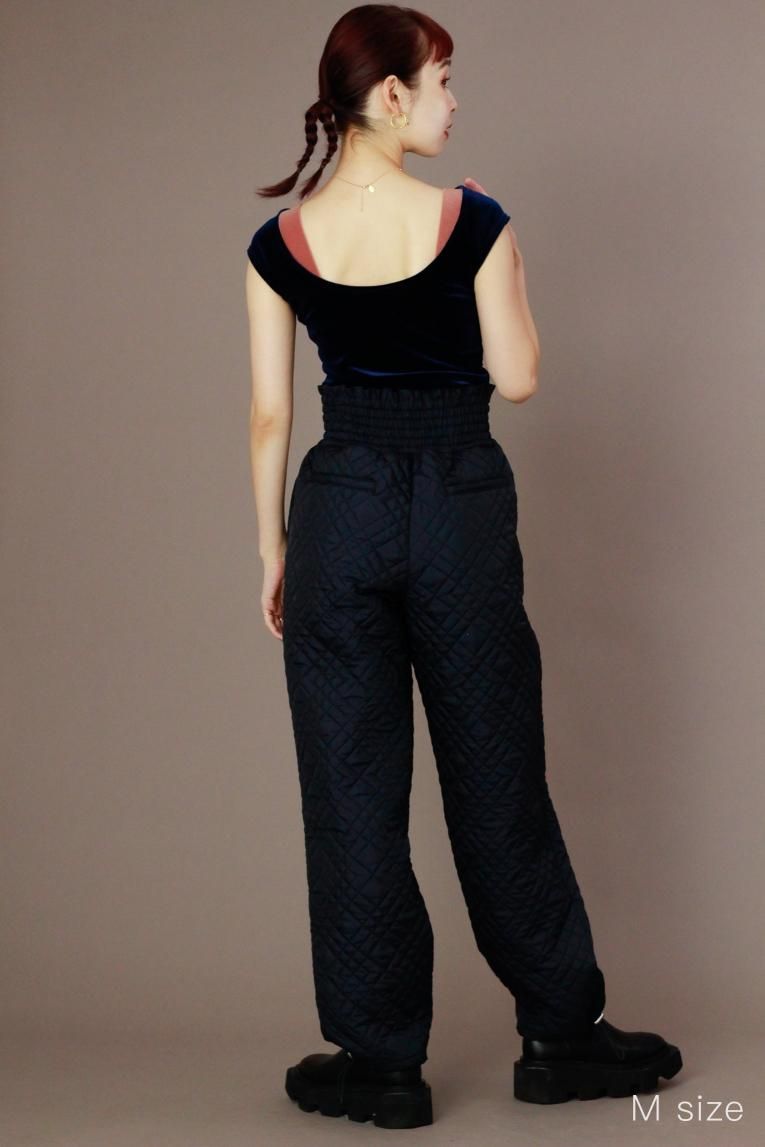 □【Quilted Pants】 Night Blue - Balletwear brand unoa □【Quilted Pants】 Night Blue - Balletwear brand unoa