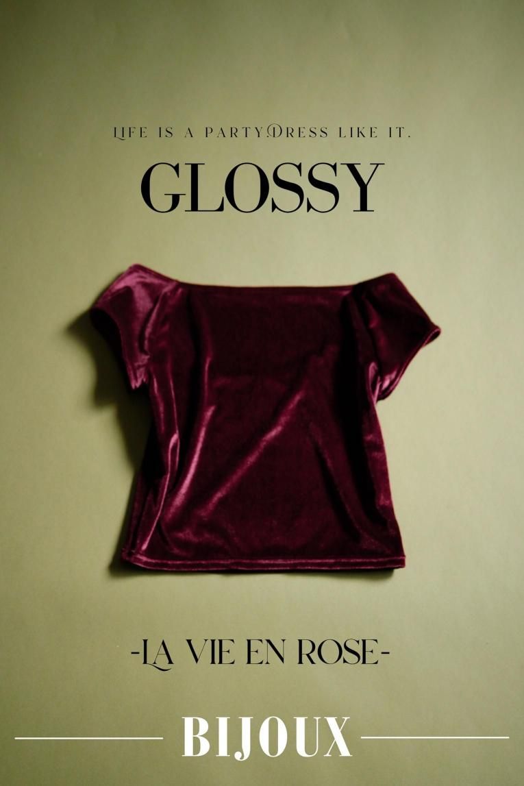 □【Glossy】Velour-La vie en rose- - Balletwear brand unoa