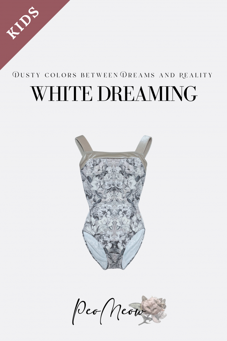 British check Ivory】Sleeve design - Balletwear brand unoa
