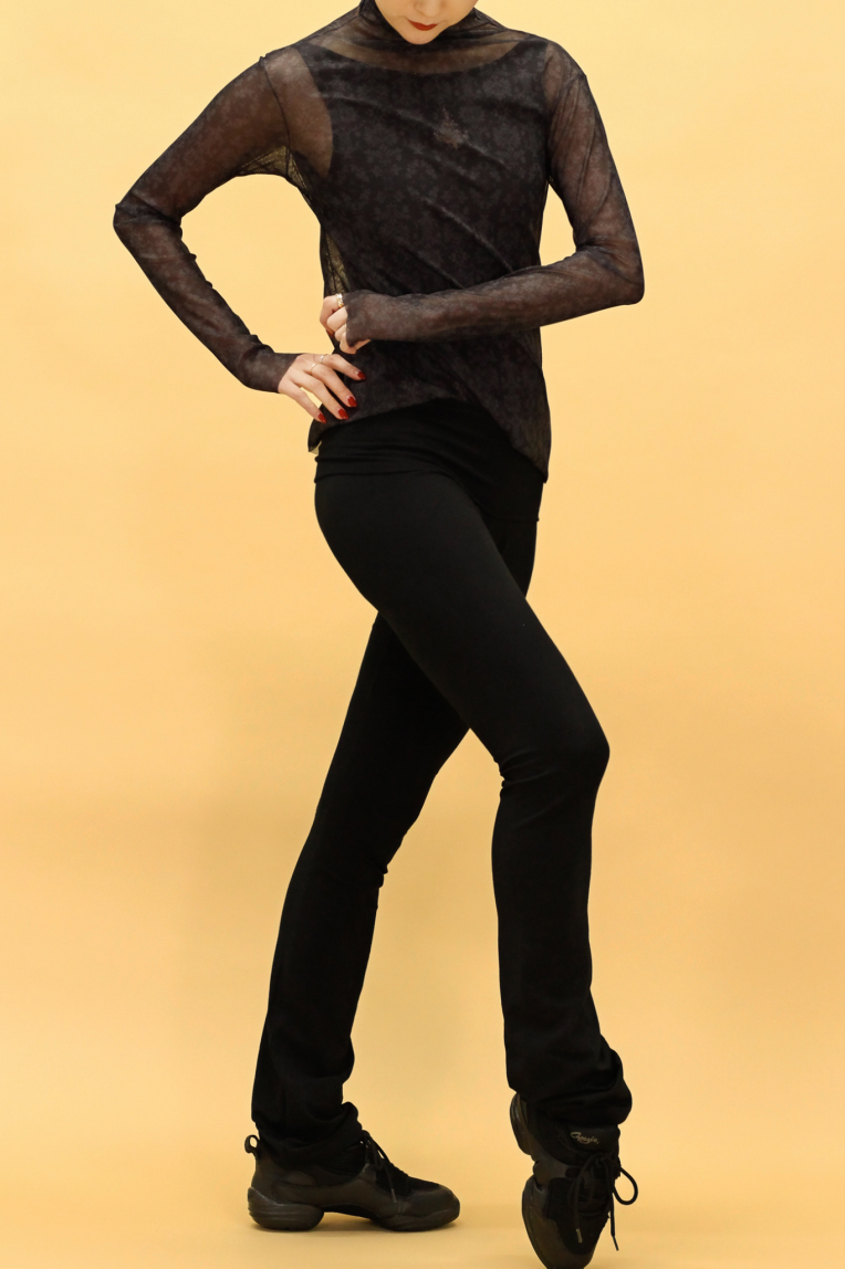 新品 unoa ウノア Chill-Fit pants ブラック S バレエ