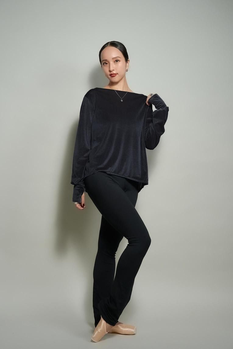 UNOA Chill-Fitパンツ ブラック □【Chill-Fit pants】 - Balletwear brand unoa