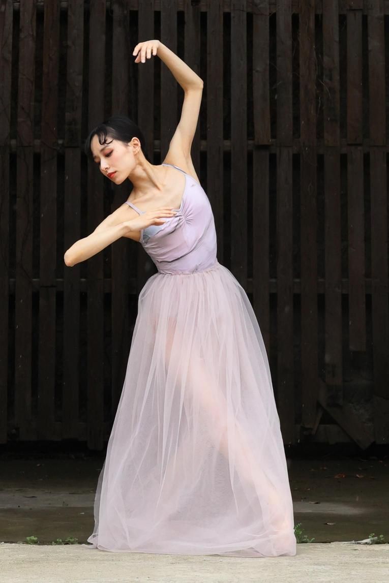 Marble stone】Sleeve design - Balletwear brand unoa