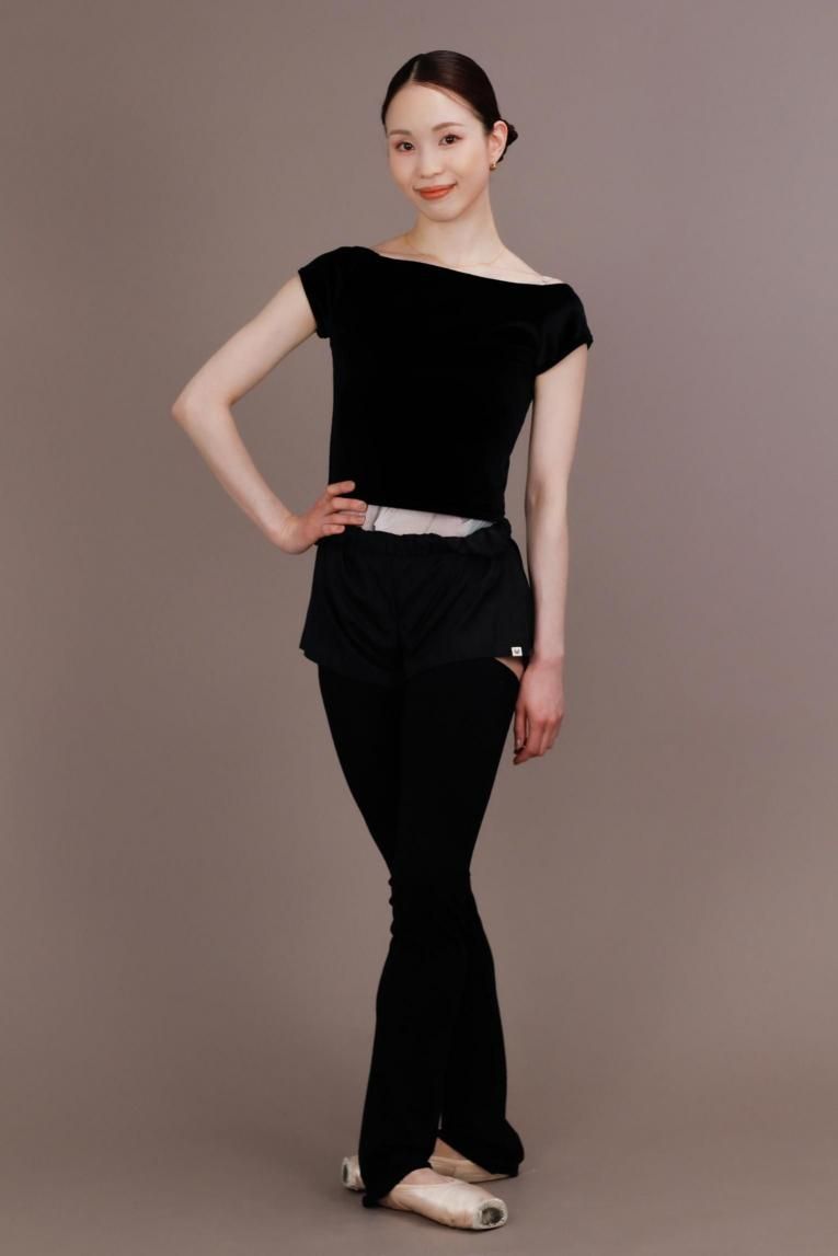 □【Heatflow Shorts】Black - Balletwear brand unoa