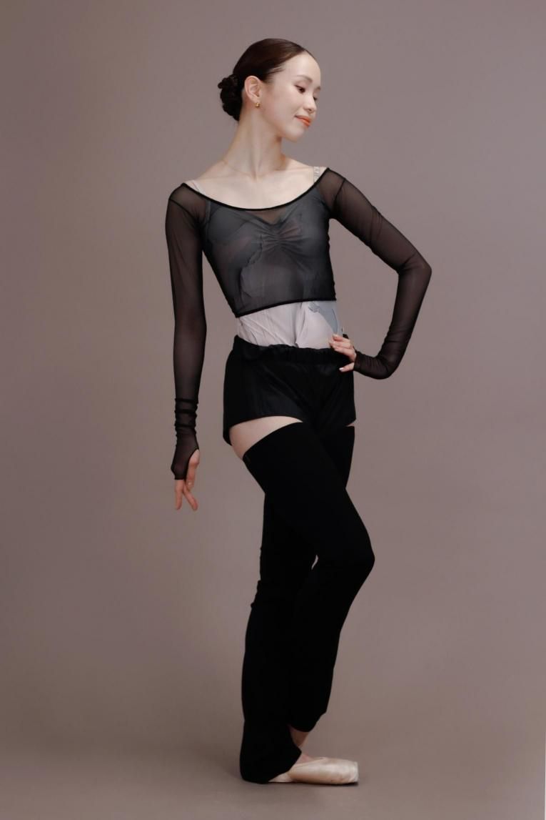 Unoa ショートパンツ　S □【Heatflow Shorts】Black - Balletwear brand unoa