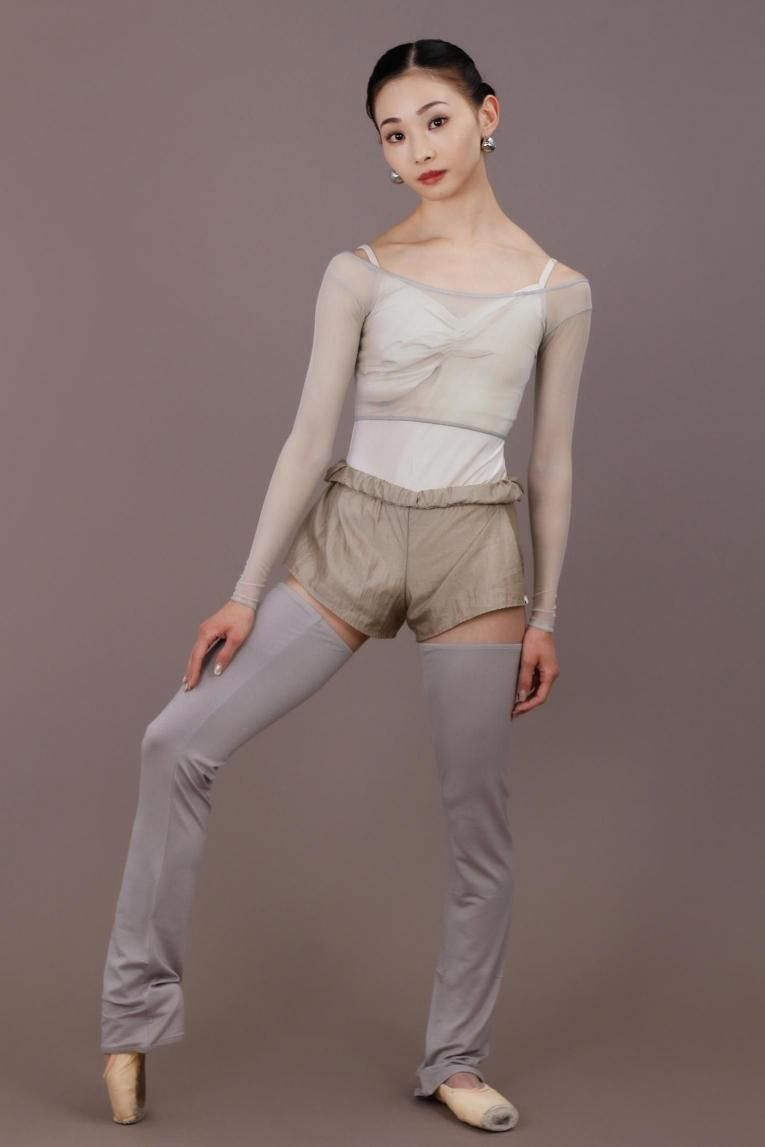 □【Heatflow Shorts】Champagne - Balletwear brand unoa