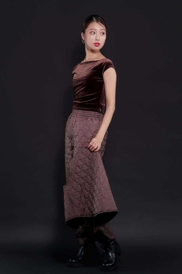 新品 Glossy M size unoa ウノア バレエ トップス ベロア □【Glossy】Velour-Moon River- - Balletwear brand unoa