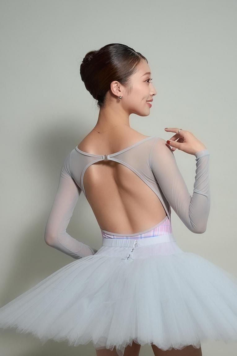 High Check-Cosmos box-】Sleeve design - Balletwear brand unoa