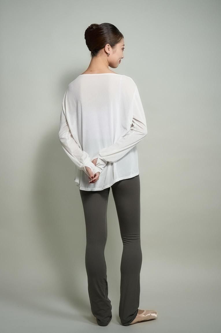 ウノア　unoa Glossy-Air veil-Velour-Shiro □【Glossy-Air veil-】Velour-Shiro- - Balletwear brand unoa