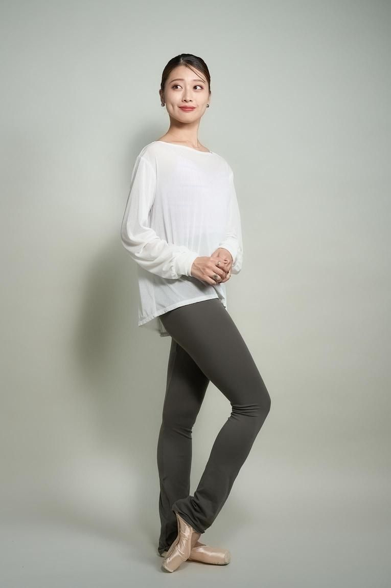 ウノア　unoa Glossy-Air veil-Velour-Shiro □【Glossy-Air veil-】Velour-Shiro- - Balletwear brand unoa