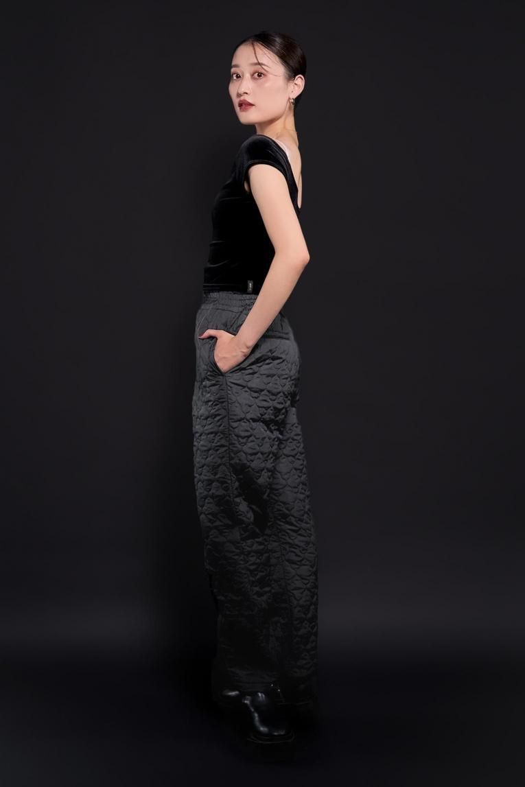 □【Quilted Pants】 Black - Balletwear brand unoa