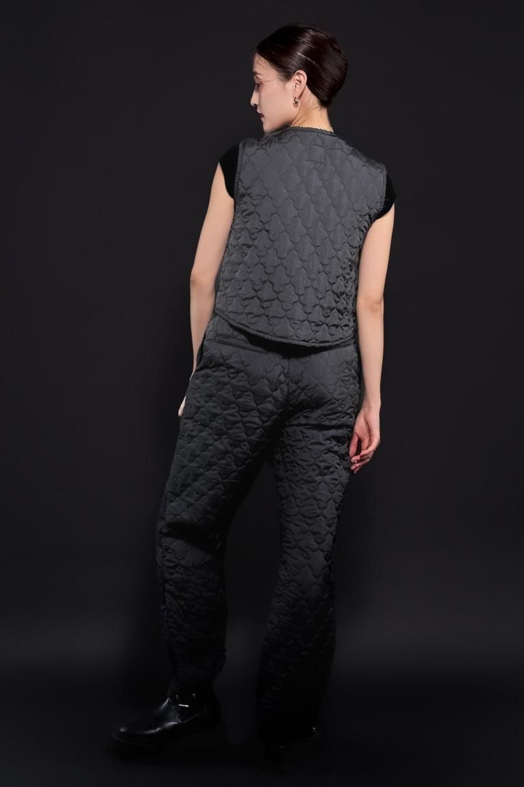 □【Quilted Pants】 Black - Balletwear brand unoa