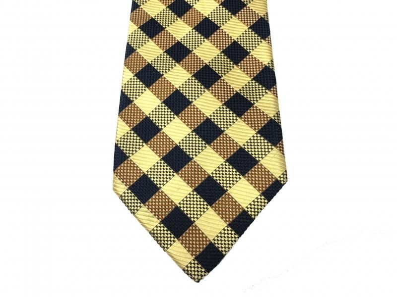 クウォーターブリード ブロックチェック柄 ネクタイ - ValuE+91