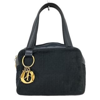Dior  カナージュ  キルティング ハンドバッグ ネイビー 
