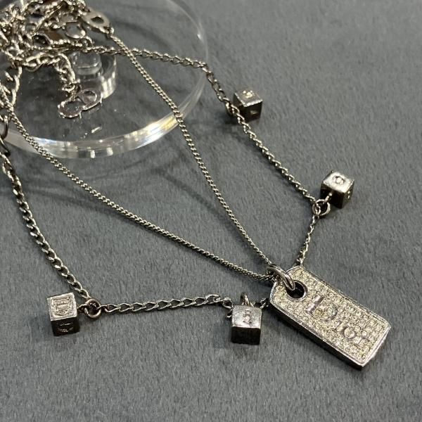 Chr Dior ディオール ダイス モチーフ 2チェーン ブレスレット Chr Dior ディオール ダイス モチーフ 2チェーン ブレスレット