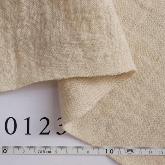 タケミクロス】ヘンプ20番手ダブルガーゼ生成り H2020